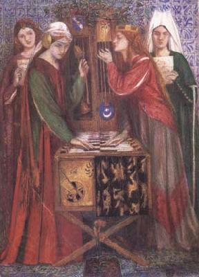 Dante Gabriel Rossetti The Blue Closet (mk28)